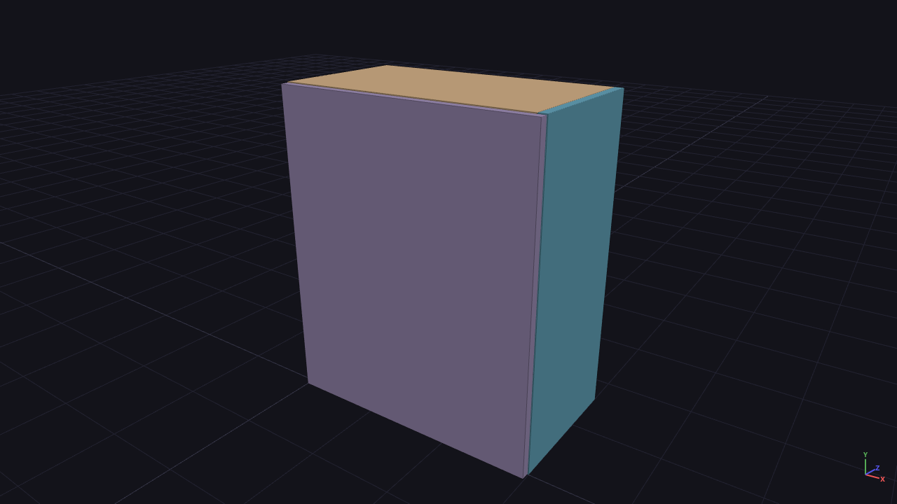 Render 3D del módulo cocina fin de fila