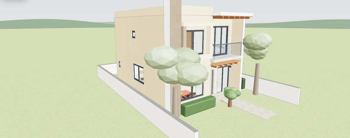 Casa 6x10 de dos plantas
